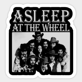 asleep at the wheel Sticker